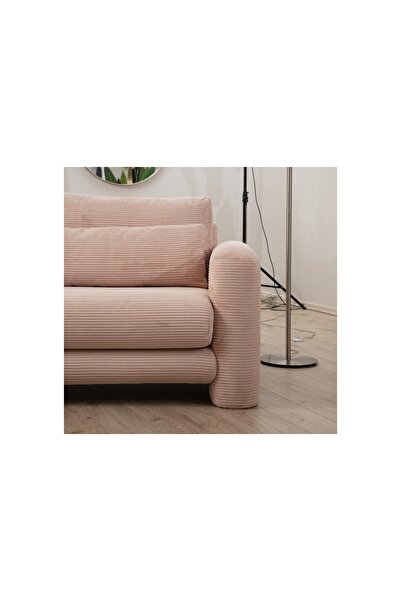 Vivense LİLLY FİTİLLİ KÖŞE KOLTUK, PEMBE, SOL KÖŞE