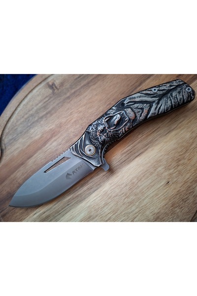 HSK Yarı Otomatik, Kemere Takma Klipsli, Gravur işlemeli metal Sap