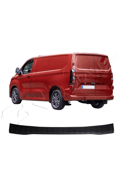 BRSPLAST Ford Custom Uyumlu 2024 Ve Üzeri Abs Geniş Arka Tampon Üstü Koruma
