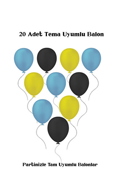 HAPPYLOOPPARTY بالون حفلة عيد ميلاد متوافق مع كل المفهوم