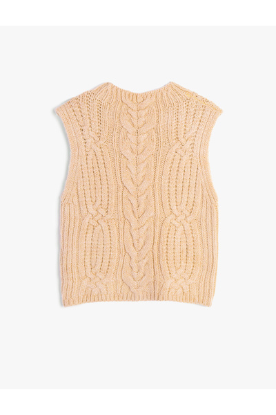 Koton Pulovere din tricotaje texturate fără mâneci