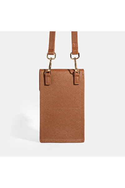 Desa Women's Tan Crossbody Phone Bag