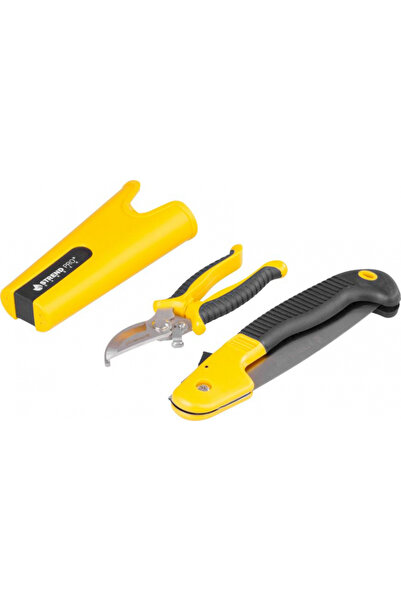 SGTT Set ferăstrău pliabil, foarfece de grădină și teacă de plastic pentru gr...