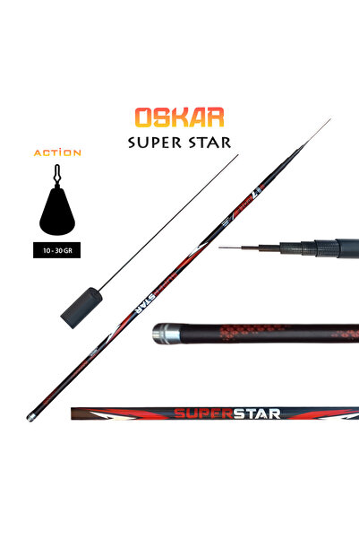 Oskar Carbon Super Star Göl Kamışı 800cm