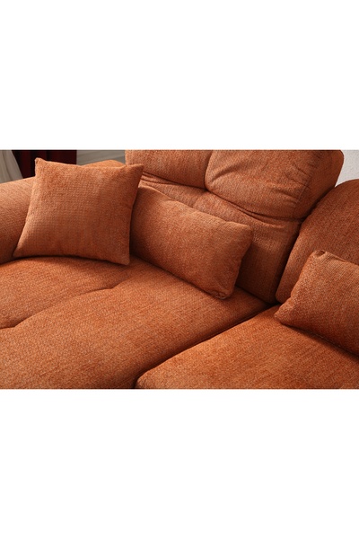 Vivense FRİDO KÖŞE KOLTUK ŞÖNİL KİREMİT, SOL KÖŞE