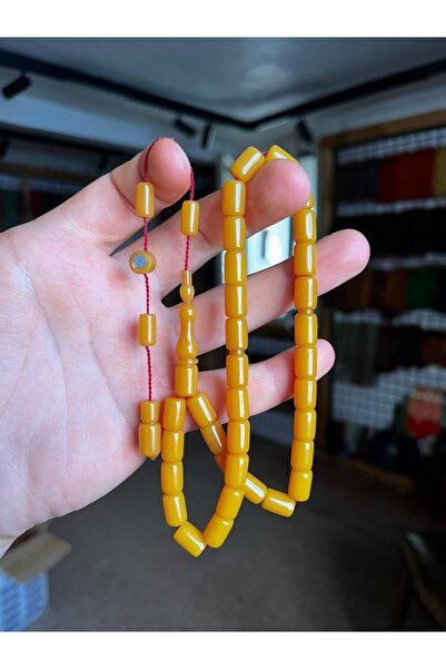 TTS TÜRK TESBİH SANATI سبحة من العنبر الناري، سبحة بمقاس خاص، سبحة هدية للرجال