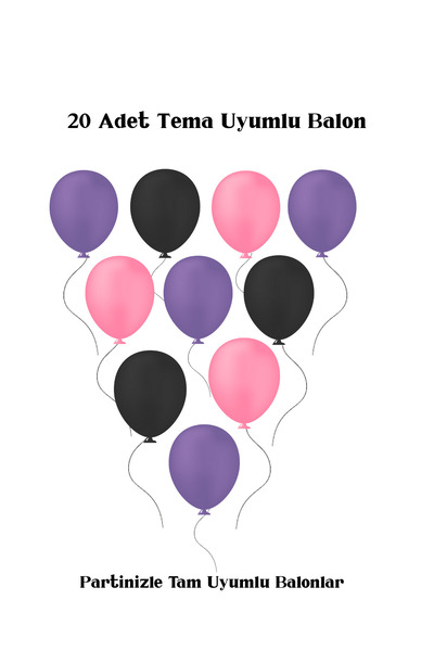 HAPPYLOOPPARTY بالون حفلة عيد ميلاد متوافق مع كل المفهوم