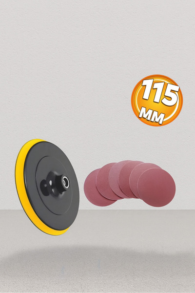 CMC Tools 6 Yedekli Zımpara Cırt Tabanı 115 mm