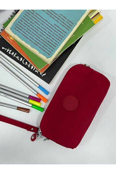 Sanmorris Unisex Water Resistant Crinkle Fabric Backpack and Wallet Type Hanging Pen Holder