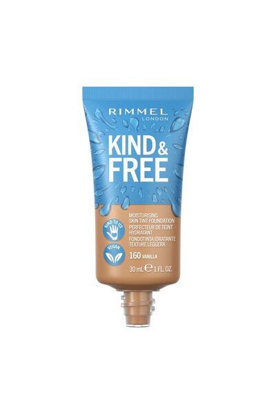 RIMMEL LONDON Fond de ten Rimmel Kind & Free, 160 Vanilie, 30 ml