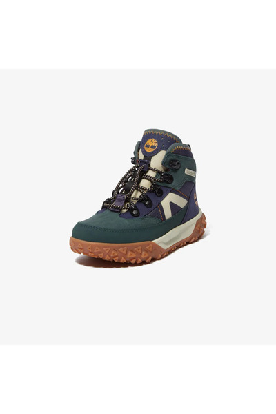 Timberland Greenstride Motion 6 Mid Bungee Waterpro Kids Green Boots Tb0A6Arweo61