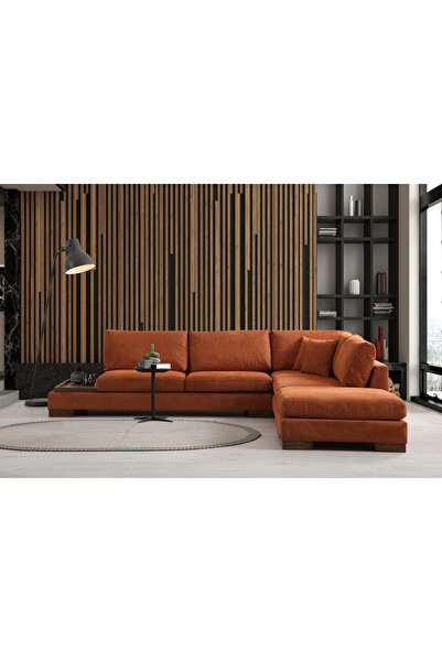 Vivense TULİP KÖŞE KOLTUK ŞÖNİL KİREMİT, SAĞ KÖŞE