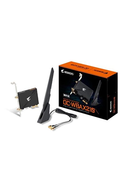 Gigabyte Adaptor wireless AORUS WBAX210, WLAN 802.11ax + BT 5.2, MU-MIMO, Wi-Fi 6E