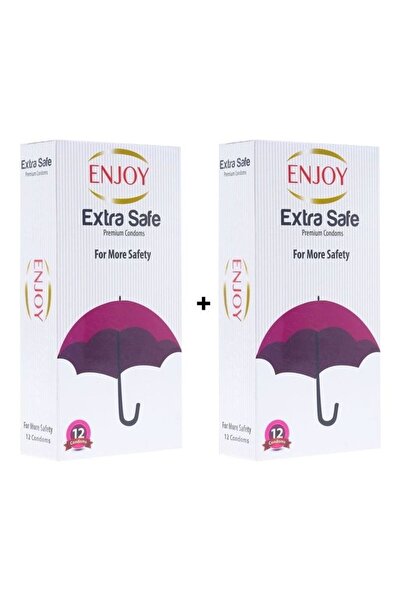 Enjoy Extra Safe Condom Pack of 2 12 Pieces
