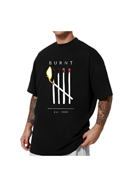 Elvino Street Style Printed Oversize Γυναικεία/Ανδρική μπλούζα Unisex Crew Ne...