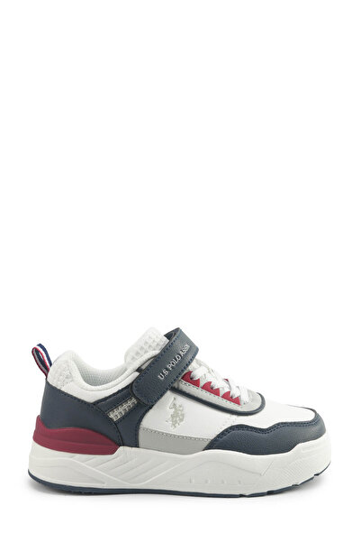 U.S. Polo Assn. 5F جورج جونيور 5Pr حذاء رياضي للأولاد باللون الأبيض A102020815