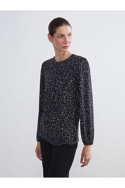 LC Waikiki Quality Parts from Celebi Store |   Crew Neck Patterned Blouse