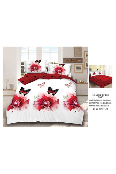 CHIRASO CHIRASO Bedding Set, Finet Premium, Classic Sheet 230x250cm, Duvet Cover 200x230cm, 2 Pillowcases