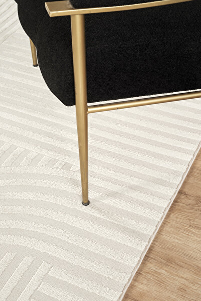 Vesna Modern Woven Carpet Cream Soft Textured Premium Living Room Runner Kitchen Rug Rug