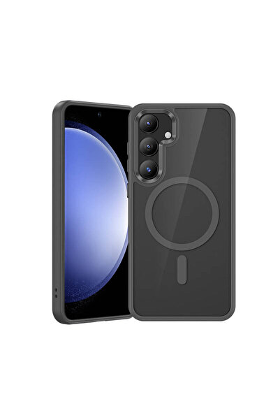 Benks Galaxy S25 Plus Kılıf M-safe Şarj Uyumlu Şeffaf Arka Yüzey MagClap TPU ...