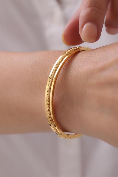 Tufanlar Kuyumculuk 22 Ayar Dorikalı Altın Kelepçe