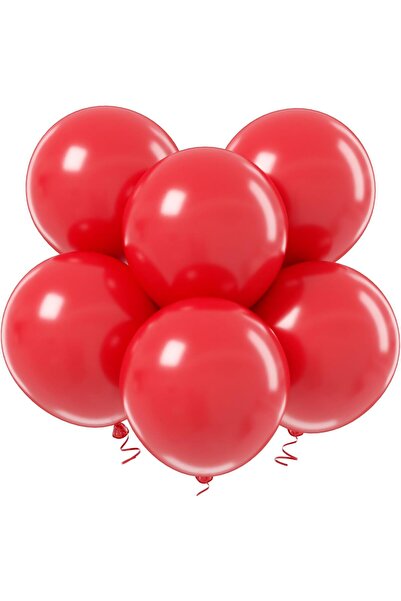 Baloncu Dükkanı بالون أحمر من اللاتكس لأعياد الميلاد وحفلات الزفاف والتخرج وحفلات التخرج ذات الطابع الأحمر