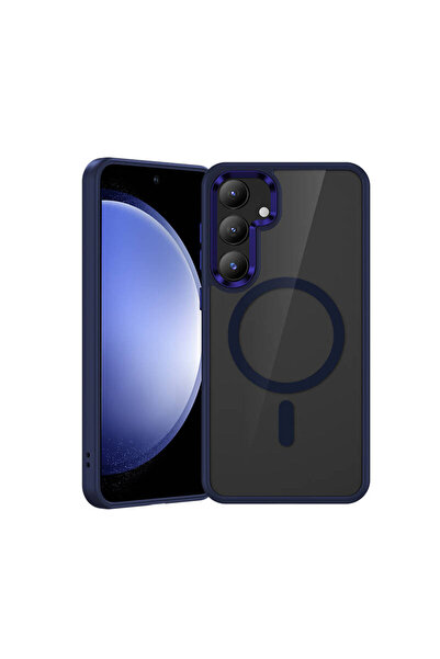 Benks Galaxy S25 Kılıf M-safe Şarj Uyumlu Şeffaf Arka Yüzey MagClap TPU Çerçe...