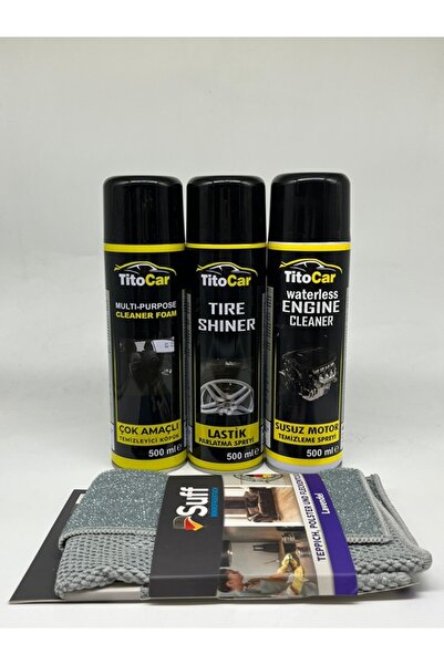 titocar Hızlı Araç Temizlik ve Parlatma Seti