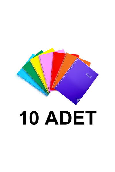 KESKİN COLOR 10 KOM A4 120 YP. Karirano PP KP. FAKULTATIVNA NOTEBOOK SA SPIRALOM