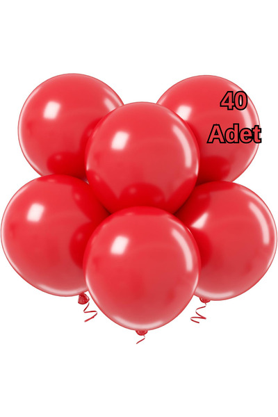 Işıltı Balon Dükkanı Kırmızı Balon Doğum Günü, Düğün, Mezuniyet ve Kırmızı Te...
