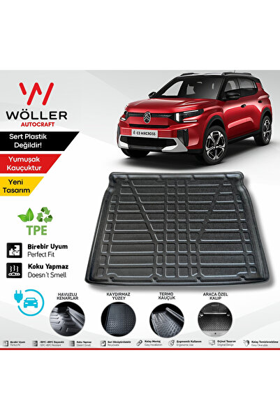 wöller Citroen E C3 Aircross Bagaj Havuzu Elektrikli 2025 Sonrası Uyumlu 3D U...