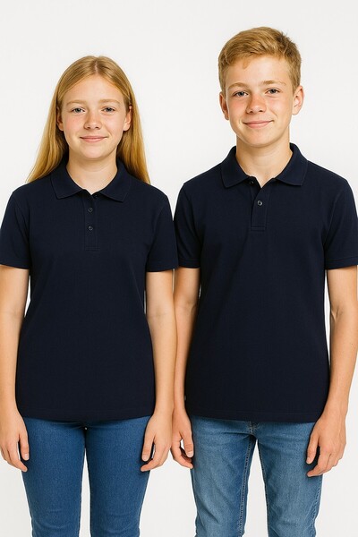 SeaBubbles Adult Polo Neck T-Shirt - Short Sleeve