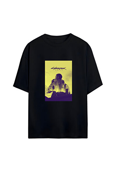 GraffTee Cyberpunk Unisex Oversize Cotton T-Shirt
