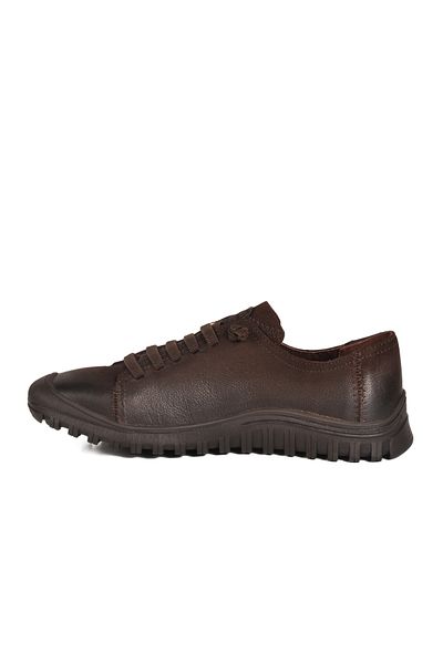 Venüs Brown Nubuck Genuine Leather Women's Casual Shoes 2413532K Z