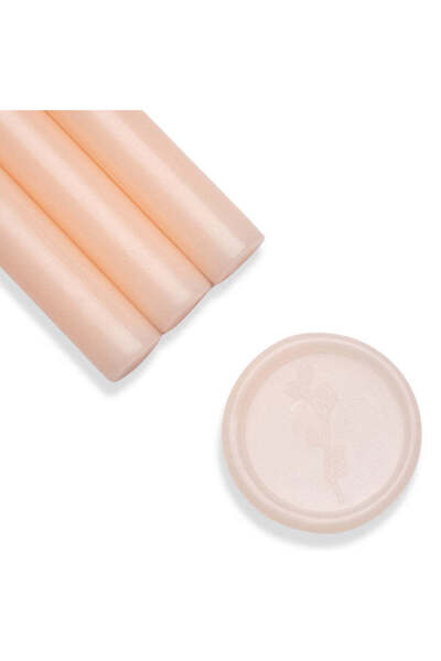 ARTIZAAR Set 5 batoane ceara, peach translucid, 1.1 x 13 cm, ceara pentru sig...