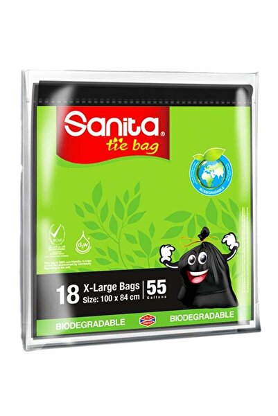 Generic Sanita Disposable Tie Bag Black 100 x 84cm