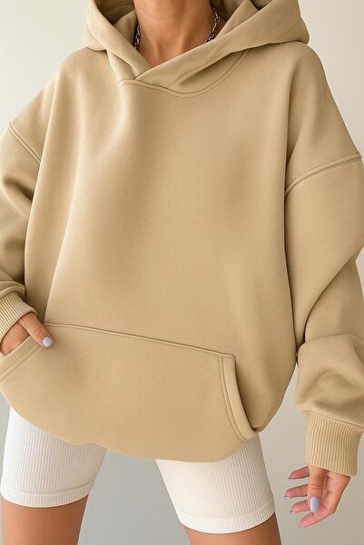 BENROMA 3 İPLİK PENYE UNİSEX KAPÜŞONLU SWEATSHIRT