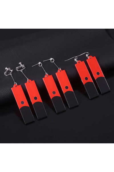 FG KONNİCHİWA Anime Earrings Tokyo Revrevizana Women Kawa Deat Note and Demon Slayer Earrings Models