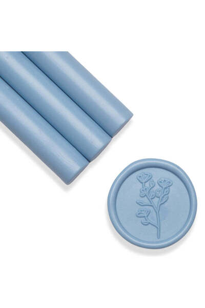 ARTIZAAR Set 5 batoane ceara, albastru pudrat, mat, 1.1 x 13 cm, ceara pentru...