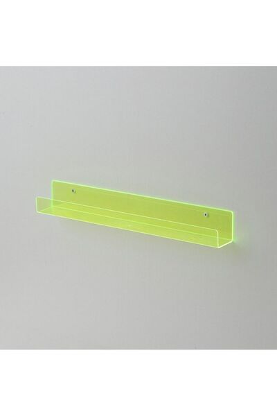 Generic COOLBABY 15 Inch Green Acrylic Floating Wall Ledge Shelf