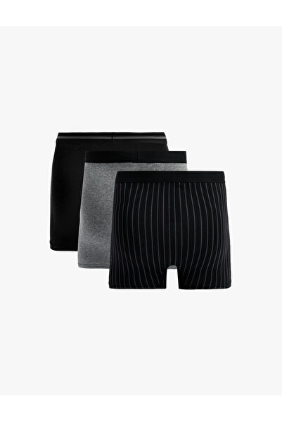 Koton Σετ μπόξερ 3 τεμαχίων με βαμβακερά σχέδια