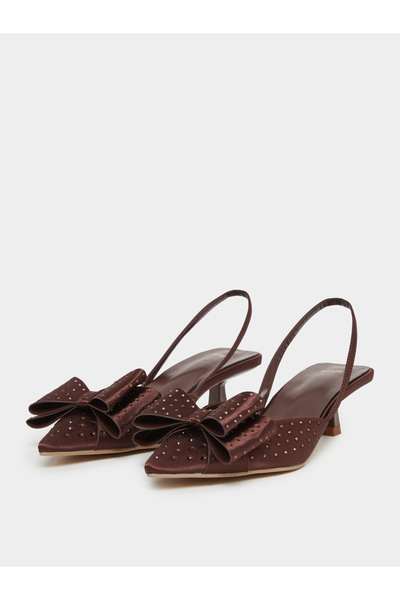 Styli Slingback Kitten Heel Shoes