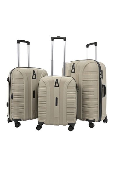 Sky Blue SKYBLUE 7001 POLİPROPİLEN KIRILMAZ 3' LÜ SET VALİZ