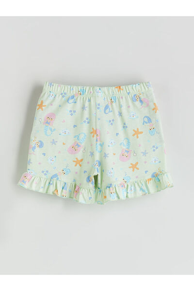 LC Waikiki New Season Elastic Waist Printed Girls' Pajama Bottom - S5I660Z1