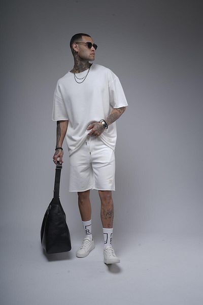king brich Dirty Collar Oversize Mold Unisex Bottom Top Set