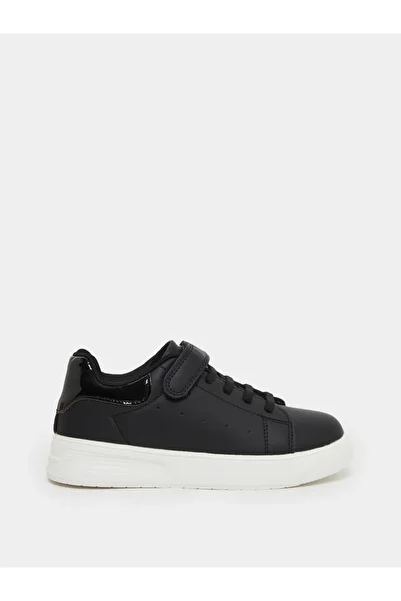 Styli Teen Plain Hook and Loop Sneakers
