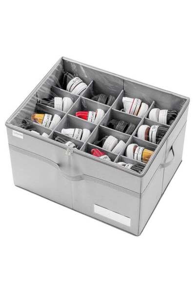Generic Shoe Organizer for Closet, Large Shoe Box Storage Containers with Rei...