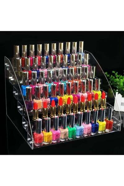 Generic Acrylic Nail Polish Organizer Rack,6Tier Holder Stand, Gel Nail Polis...