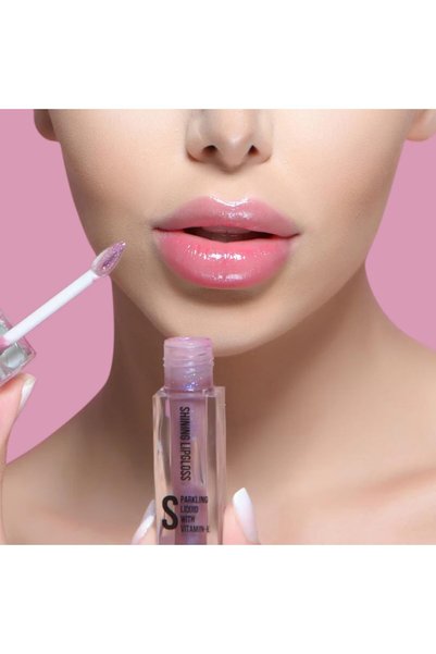 IDA Beauty Luxe Lustre Shiny Lip Gloss - Halal, Cruelty-Free long long-lasting (S02, 6ml)
