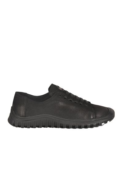Venüs Black Nubuck Genuine Leather Women's Casual Shoes 2413532K Z